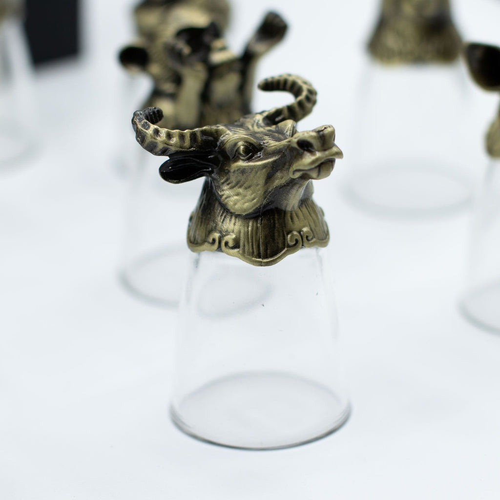 Gift Set of 12 Glasses (25ml) - Forest & Mystical Creatures